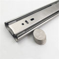 Cabinet damping slide rail thickened stainless steel guide rail drawer buffer silent side - #1. 