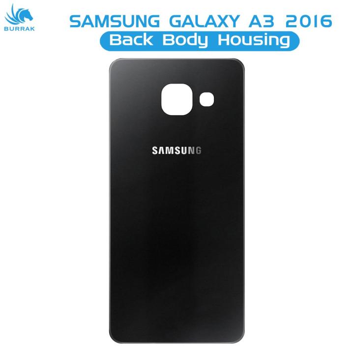 Samsung Galaxy A3 2016 Rear Back Body Casing Housing Replacement Battery Back Door For Samsung A3 2016 - Black