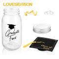 Graduation Memory Jar Graduation Money Jar Kit Transparent Congrats College High School Hat Cash Bottle Decoration Party Supplies Diy Centerpieces Graduation Jar Gift. 