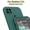 Original For Realme C21 Silicone Full Cover Case Antifouling Phone Case Cover. 