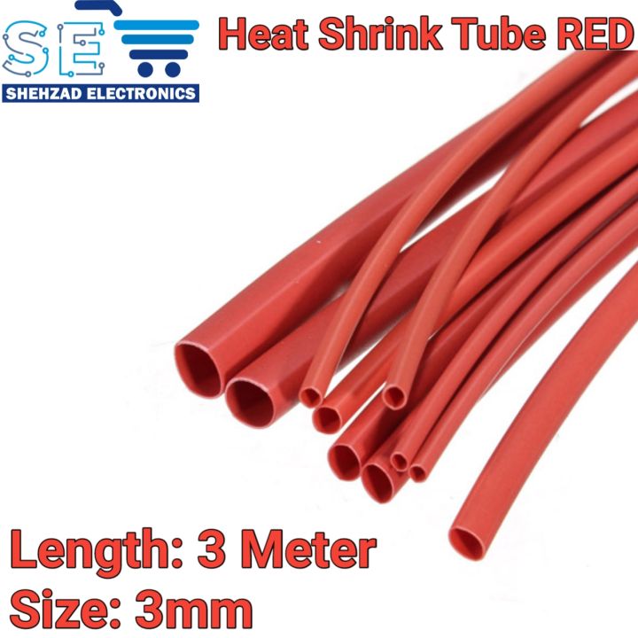 3 Meter 3mm Heat Shrink Tube Shrinkable Wire Wrap Cable HeatShrink Sleeve