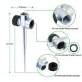 Orbit Metal Flow-Thru Lawn Sprinkler Spike Base for 1/2" Yard Sprinklers,. 