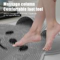 Silicone Foot Shower Massager with Non-slip Suction Cups, Bath Scrubber Cleaner Pad, Foot Massage Improve Circulation Reduce Pain Acupressure Mat for Feet, Rub Back Massage Brush Cleaning Bathing Tool Dead Skin Removal For Exfoliating Achy Large & Medium. 