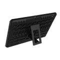 For Huawei MediaPad T3 10 Tire Texture Shockproof TPU+PC Protective Case with Holder. 
