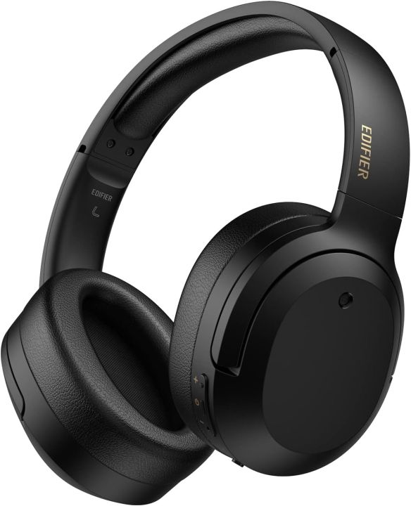 Edifier W820NB Plus Hybrid Active Noise Cancelling Headphones - LDAC Codec - Hi-Res Audio Wireless & Wired - Fast Charge - 49H Playtime - Over Ear Bluetooth V5.2 Headphones-
