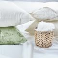 Cotton filled Pillow hand made Natural Rui. 