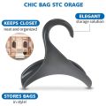 Purse Hanger Hook Bag Rack Holder - Handbag Hanger Organizer Storage - over the Closet Rod Hanger for Storing D. 