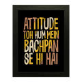 Funny Quotation Wall Art Frame For Office and Home Décor - OFD153. 