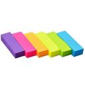 Pack of 5 Sticky Note Pad - 100 pages each = 500 sticky notes - Random color. 