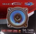 Pack of 2 - Seavy 4 Inch 2 Way Car Speakers With Tweeter 50 Watt For Car Door (Pair) and Home Entertainment. 