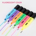 【HOT】 1 PCS 18 Colors Highlighter Marker Pen Water-Based Pigment Single Head Highlight Pen Stationery Office School Supplies. 