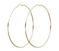 Large Circle Personality Super Big Circles Hoop Earrings For Women Fashion Gold Silver Color Jewelry Trendy Retro Big Round Circle Earrings. 