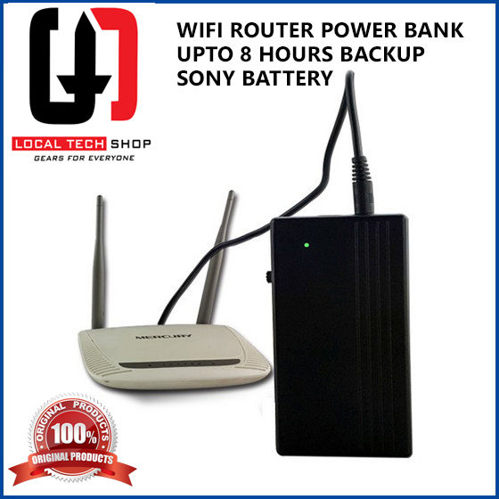 Wifi Router Battery Backup WIFI ROUTER POWER BANK 8 Hour Battery Backup | Daraz.pk