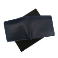 Pocket Size Blue Doted Leather Wallet. 
