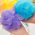 2pcs Bath Loofah Sponge Mesh Shower Body Wash | Body Scrubber | Random Colours. 