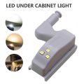 1 Pc Led Cabinet Lights Battery Powered Hinge LED Night Light Motion Sensor Light Lamp For Cabinet Cupboard Closet Wardrobe. 