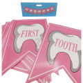 Got My First Tooth Banner - 60 inch - Pink - Girls - Pack Of 1. 