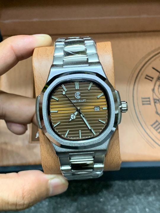 Note Less Watch Timecraft TC-1625 Noteless Stainless Steel Watch – Original Swiss ...