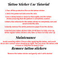 Succubus Herbal Juice Tattoo Sticker Abdomen Chest Long Lasting Waterproof Women Men Temporary Tattoos Hotwife Party. 