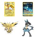 Pokemon Metal Cards DIY Card Pikachu Charizard Mewtwo Golden Limited