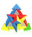 Original 3x3 Pyramid Cube Sticker less Best Quality Fast Speed Triangular Magic Cube Smooth Educational Puzzle Toys. 