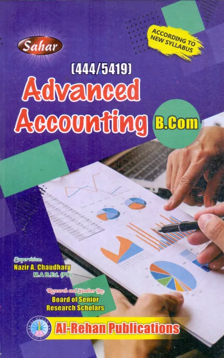 Advanced Accounting for BCom AIOU 444 5419 Key Book Comprehensive Guide ...