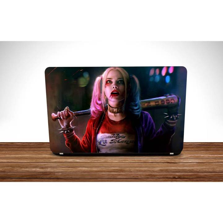 Harley Quinn Laptop Skin for all Laptop models 11.6 12 13 14 15 15.6 All sizes High Quality Vinyl