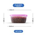 Storage Box Food Container 3 Pcs Set 100% Premium Quality Food Box For KItchen In Multicolours. 