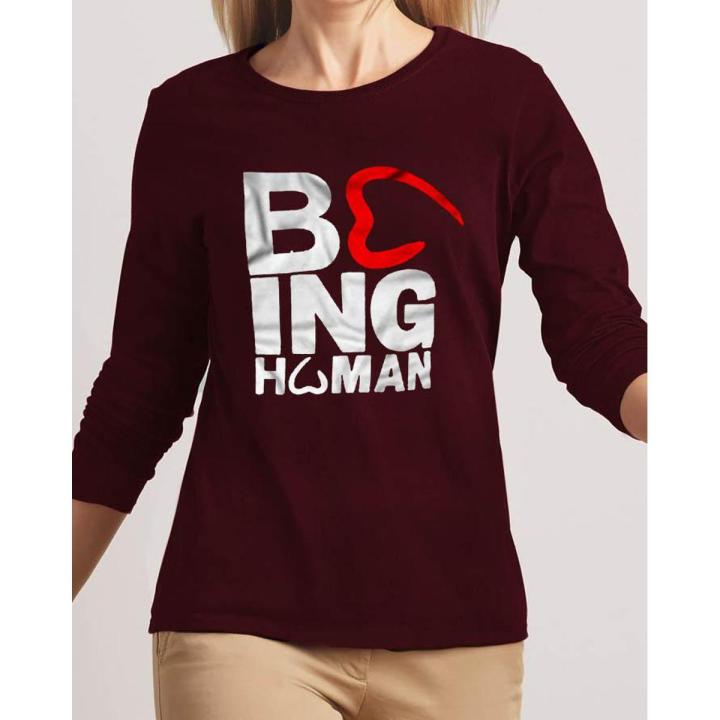 Being Human New Fashion Maroon High Graphic Excellent Quality T-shirt
