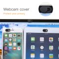 !ACCEZZ WebCam Cover Shutter Privacy Camera Covers Cell Phone Anti Slip Magnet Privacy Sticker For PC Tablet Plastic Slider-1PC. 