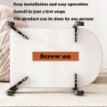 Movable Coffee Table Side Table Tea Table 2-Tier With Wheel. 