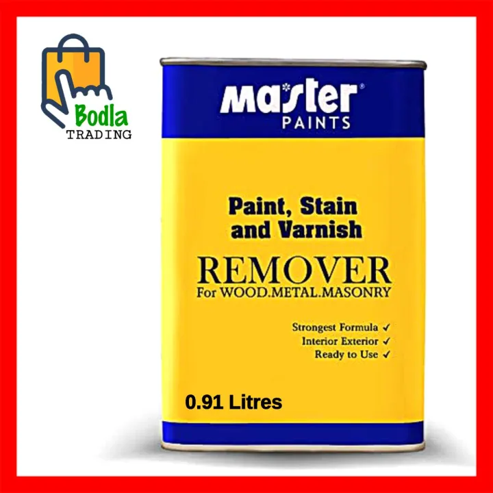 Paint Remover for Metal Wood Masonry, Stain & Varnish Remover 0.91 Litres