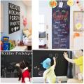 chalkboard wall sticker blackboard For Kids,  DIY Removable Reusable Erasable Wallpaper For Boys And Girls. 
