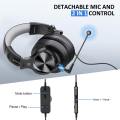 Oneodio A71D Fusion Fixed Wired Over Ear Headsets with detachable B00M Mic 40mm Driver Super EQ Bass Studio Headphones Professional Monitor Recording In-Line Mic For PC Laptop Mobile Home Office Super Gaming Experience Best Price. 