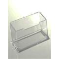 Visiting Card Stand Acrylic Clear Desktop Business Card Display Holder for Office - Transparent. 