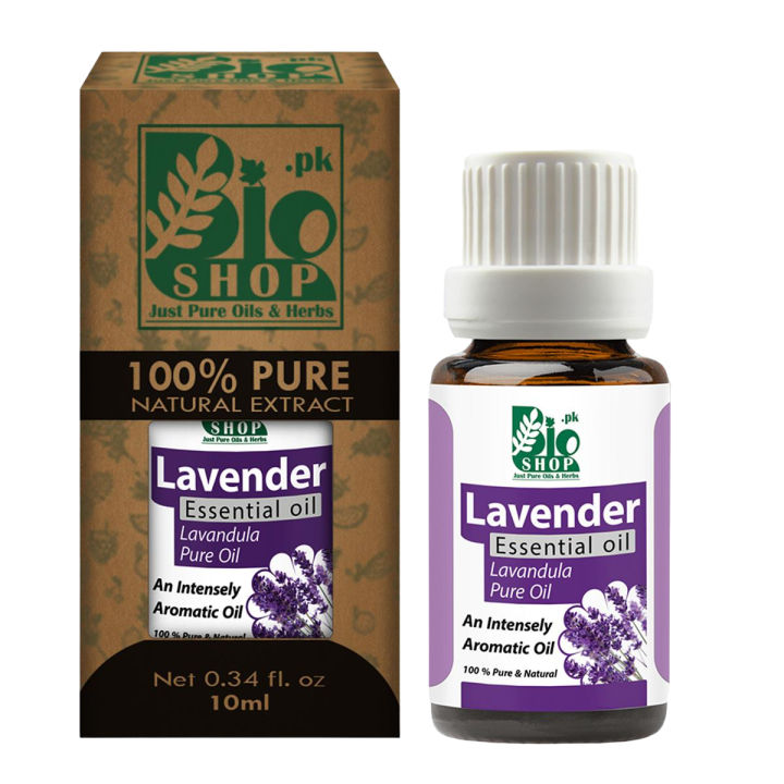 Bio Shop™ Lavender Aromatherapy Essential Oil  Lavender Oil 100% Pure & Natural