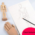Wooden Mannequin Hand Drawing Sketch Mannequin Model Wooden Manikin Artist Model. 