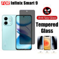 For infinix Smart 9 Shockproof Phone Case Smart 8 Hot 50i X6531 Privacy Tempered Glass Screen Protector. 