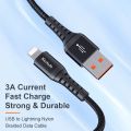 Mcdodo USB to Lightning Cable for iPhone 13 12 11 Pro Max XS XR 8 7 iPad 3A Charge Data Transmission Cord iOS Phone Charger Wire. 