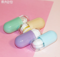 Mini Contact Lens Case Travel Kit Pill Shape Contacts Lens Container Easy Carry With Tweezer Suction Stick Lenses Box Container. 