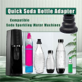 1 Piece CO2 Quick Connect Adapter Fit for Soda Water Compatible with Terra Soda Steam Maker, for Quick Connecting Glass Soda Bottle. 