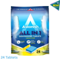 Astonish Dishwasher Lemon Fresh Tablets 42 / 24 / 12 Pack. 