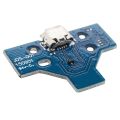 2 Sets For Playstation 4 For PS4 Controller Replacement Parts With 14 Pin Cable USB Charg Port Socket Board JDS-001. 