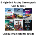 6 High End Racing Games pack For PC (Google Drive/ Mediafire). 