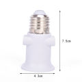 PBT Fireproof E27 Bulb Adapter Lamp Holder Base Socket Conversion with EU Plug Nicle. 