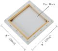 2 Pcs 8x8 Inches Canvas Boards for Painting - Perfect for Artists, Kids, and Hobbyists, Blank Canvas Panels for Acrylics, Oils, and Watercolors. 