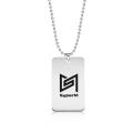 K-pop SuperM Logo Name Stainless Steel Necklace K-pop BAEKHYUN KAI TAEMIN TAEYONG MARK LUCAS TEN Pendant Necklace Fan Collection. 