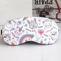 Rainbow Cat Comfortable Soft Cute Sleep Mask with Cooling Gel Pad For Eyes Super Soft Breathable Cool Warm Therapy Sleeping Mask for Kids. 