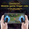 Pack Of 2 Pair / 5 Pair Finger Sleeves Gaming Gloves Thumb Anti-Slip Touchscreen Sensitive for Mobile Game, PUBG, Freefire Controller. 