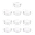 【Top Picks】 Platic Petri dihe-10 piece x Petri dih-Clear. 